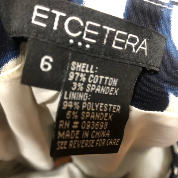 Beautiful Blues Circle Design Etcetera Midi Dress - Picture 8 of 8